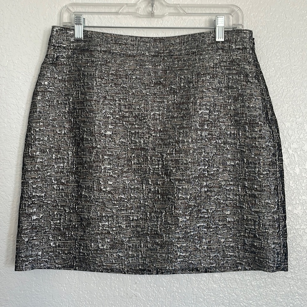 Banana Republic Metallic Mini Skirt